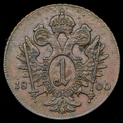 1 крейцер 1800 (Австрия) A