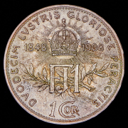 1 крона 1908 "60 лет правлению Франца Иосифа" (Австрия)
