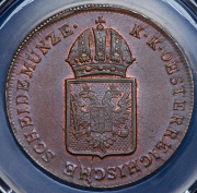 1 крйецер 1816 (Австрия) (в слабе) В