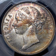 1 рупия 1840 (Британская Ост-Индская Компания)  (в слабе)