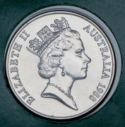 10 долларов 1988 "200 лет высадке Артура Филлипа" (Австралия) (в п/у) 