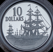 10 долларов 1988 "200 лет высадке Артура Филлипа" (Австралия)
