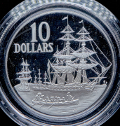 10 долларов 1988 "200 лет высадке Артура Филлипа" (Австралия)