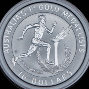10 долларов 1994 "Олимпийские чемпионы - Эдвин Флэк" (Австралия)