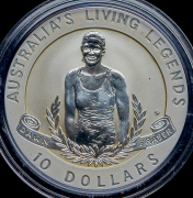 10 долларов 1995 "Живые легенды - Дон Фрейзер" (Австралия)