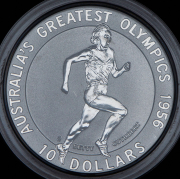 10 долларов 1996 "Олимпийские чемпионы - Бетти Катберт" (Австралия)