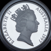 10 долларов 1997 "Черный краснохвостый какаду" (Австралия)