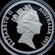 10 долларов 1997 "Черный краснохвостый какаду" (Австралия)