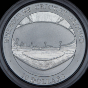 10 долларов 1998 "Мельнбурнский стадион для крикета" (Австралия)