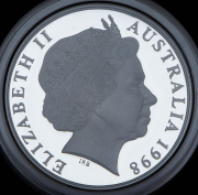 10 долларов 1998 "Северный волосоносый вомбат" (Австралия)