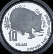 10 долларов 1998 "Северный волосоносый вомбат" (Австралия)