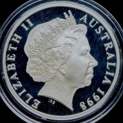 10 долларов 1998 "Северный волосоносый вомбат" (Австралия)