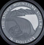 10 долларов 1999 "Гидрокомплекс Сноуи" (Австралия)