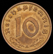 10 пфеннигов 1938 (Германия) А