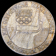 100 шиллингов 1976 "XII зимние Олимпийские Игры в Инсбруке" (Австрия)