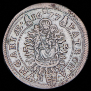 15 крейцеров 1677 (Венгрия) KB