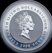 2 доллара 2008 "Дюймовочка" (Острова Кука)
