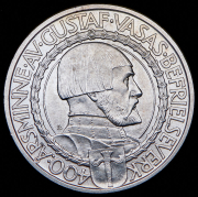 2 кроны 1921 "400 лет Войне за независимость" (Швеция)