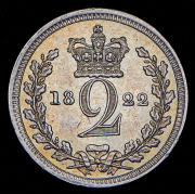 2 пенса 1822 (Великобритания)