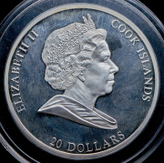 20 долларов 2010 "Шедевры искусства: Богатыри" (Острова Кука)