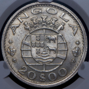 20 эскудо 1955 (Ангола) (в слабе)