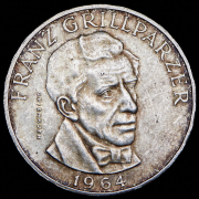 25 шиллингов 1964 "Франц Грильпарцер" (Австрия)