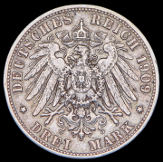 3 марки 1909 (Вюртемберг) F