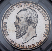 3 марки 1911 "В память князя Георга" (Шаумбург-Липпе) (в слабе)  А