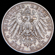 3 марки 1913 (Саксония) Е