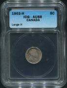 5 центов 1902 (Канада) (в слабе)