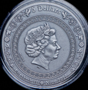 5 долларов 2020 "Афродита и Венера" (Ниуэ)