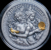 5 долларов 2020 "Афродита и Венера" (Ниуэ)