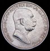 5 крон 1908 "60 лет правлению Франца Иосифа I" (Австрия)