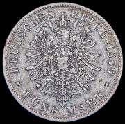 5 марок 1876 (Пруссия)  A