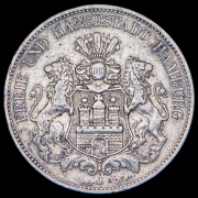 5 марок 1901 (Гамбург) J
