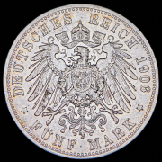5 марок 1906 (Бавария) D