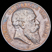 5 марок 1907 (Баден) G