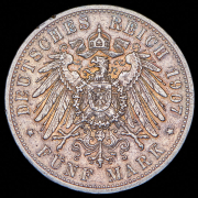 5 марок 1907 (Баден) G