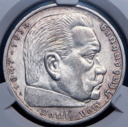 5 марок 1936 (Германия) (в слабе) А