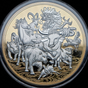 8 долларов 2021 "Животные китайского гороскопа" (Ниуэ)
