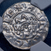 Денарий 1039-57 (Западная Фрисландия, Нидерланды)  (в слабе)