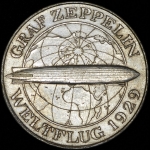5 марок 1930 "Граф Цеппелин" (Германия) А