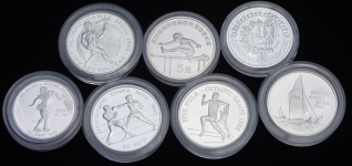 Набор из 7-и монет "Олимпиада-1988"