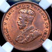1 цент 1926 (Цейлон) (в слабе)