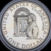 1 доллар 1992 "200 лет Белому Дому" (США) W