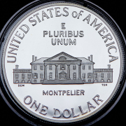 1 доллар 1993 "Билль о правах, Джеймс Мэдисон" (США) S