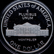 1 доллар 1993 "Билль о правах  Джеймс Мэдисон" (США)
