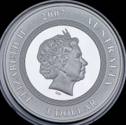 1 доллар 2007 "Год свиньи" (Австралия)