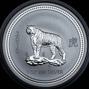 1 доллар 2007 "Год тигра" (Австралия)