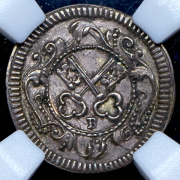 1 крейцер 1639-1655 (Регенсбург) (в слабе)